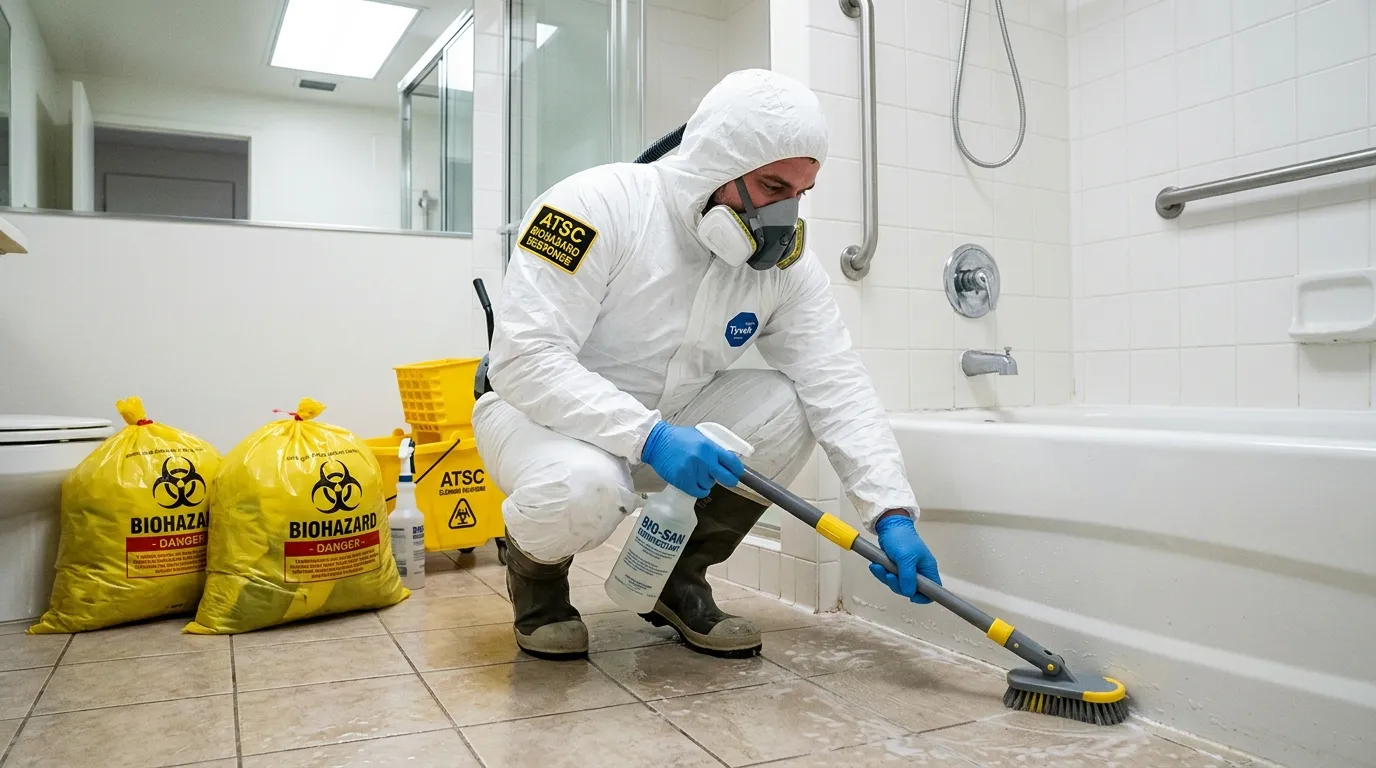 Decontamination equipment deployed for Blood Cleanup in Bliss Corner